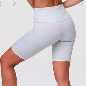 ✨like new✨ ONZIE Pastel Zebra Biker Short
